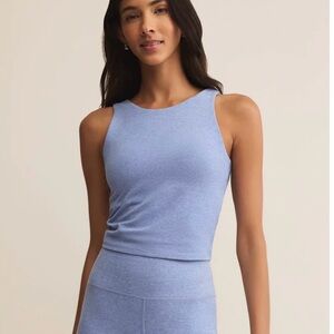 Z Supply Active Carlsbad Top Infinity Blue Heather Large